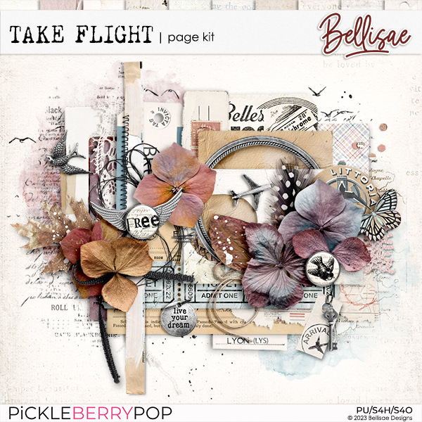 TAKE FLIGHT | page kit by Bellisae