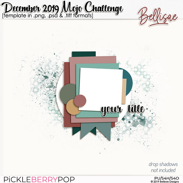 DECEMBER MOJO CHALLENGE | template by Bellisae