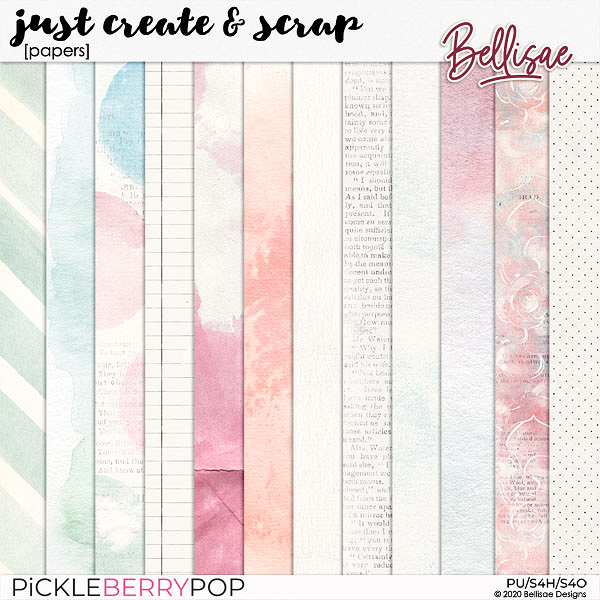 JUST CREATE & SCRAP | papers by Bellisae