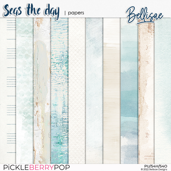 SEAS THE DAY | papers by Bellisae