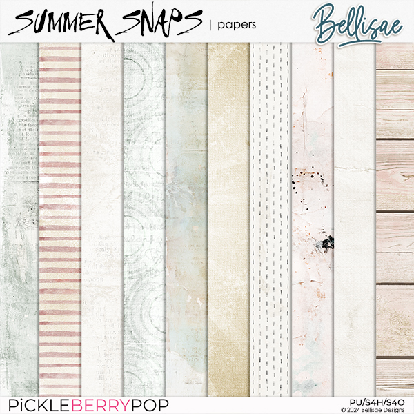 SUMMER SNAPS | papers by Bellisae