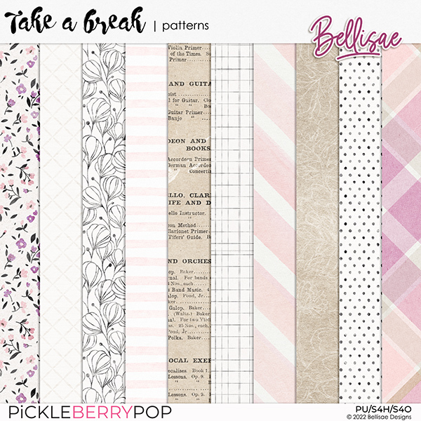 TAKE A BREAK | patterns by Bellisae