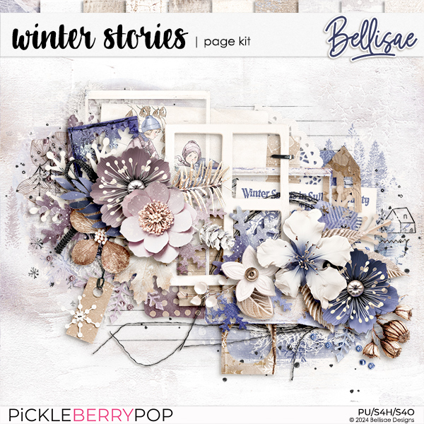 WINTER STORIES | page kit by Bellisae