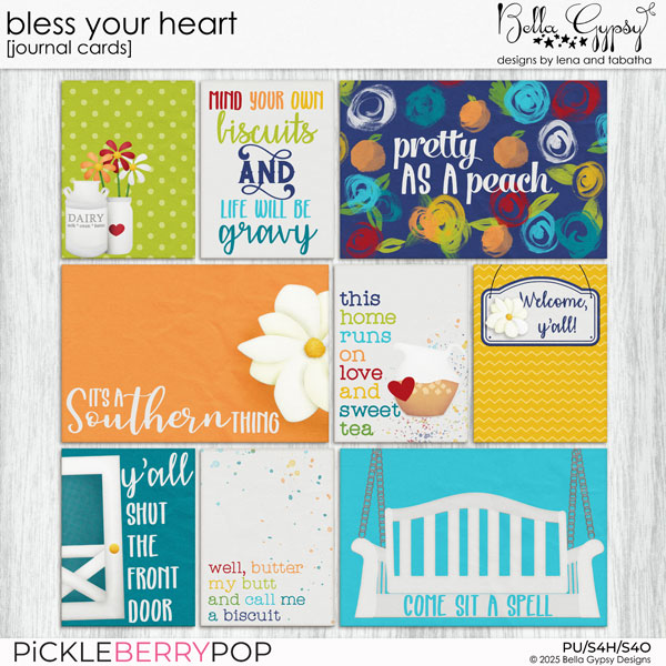 Bless Your Heart Journal Cards