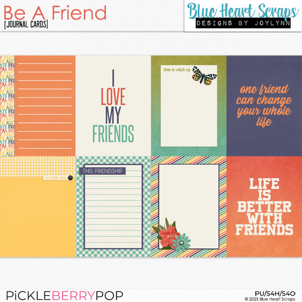 Be A Friend Journal Cards