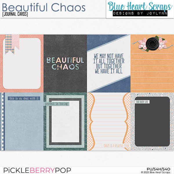 Beautiful Chaos Journal Cards