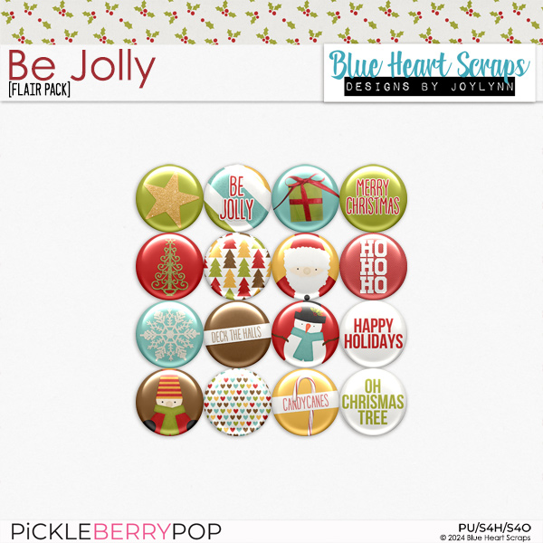 Be Jolly Flair Pack