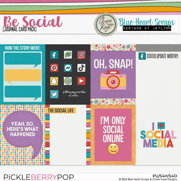 Be Social Journal Card Pack