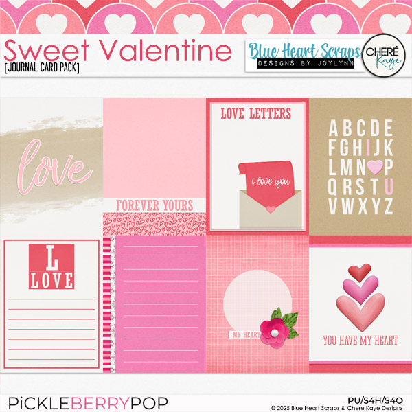 Sweet Valentine Journal Cards