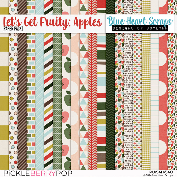 Let's Get Fruity: Apples Paper Pack