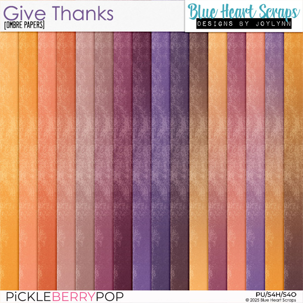 Give Thanks Ombre Paper Pack