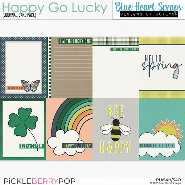 Happy Go Lucky Journal Cards