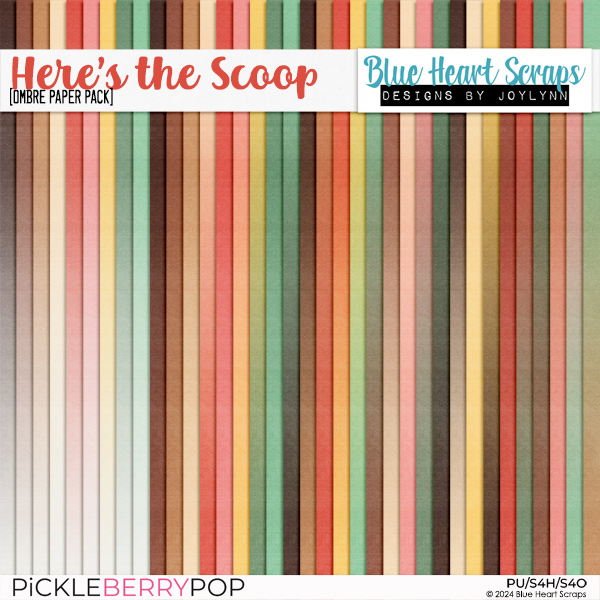 Here's The Scoop Ombre Paper Pack