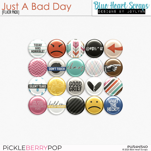 Just A Bad Day Flair Pack