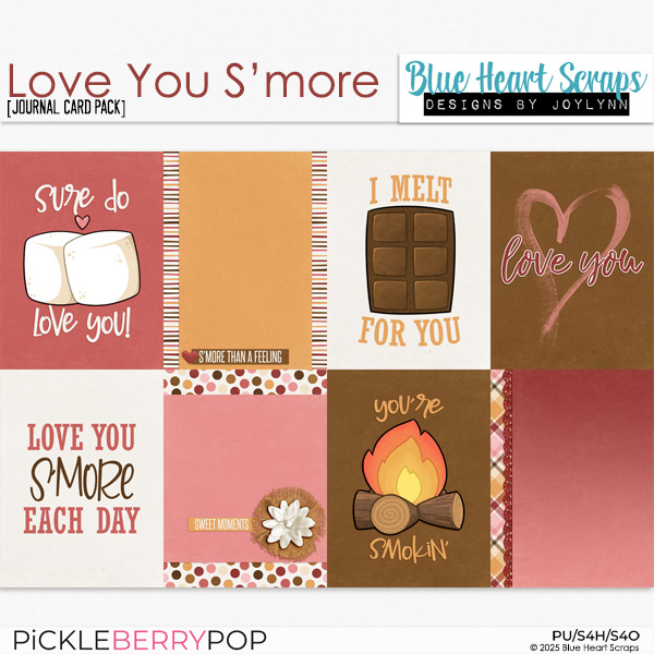 Love You Smore Journal Cards