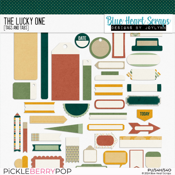 The Lucky One Tags and Tabs Pack