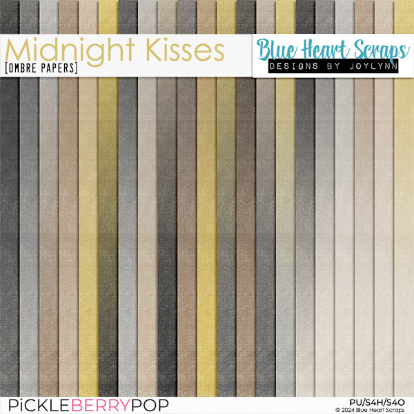 Midnight Kisses Ombre Paper Pack