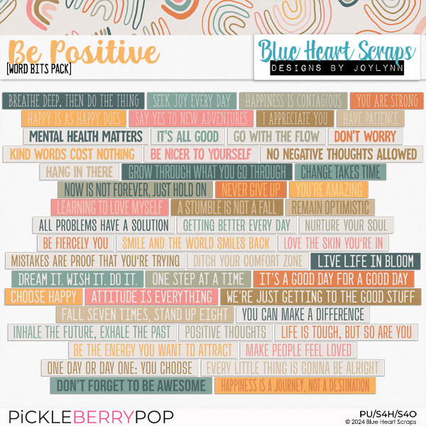 Power of Positivity Word Bits Pack