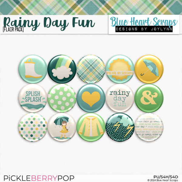 Rainy Day Fun Flair Pack