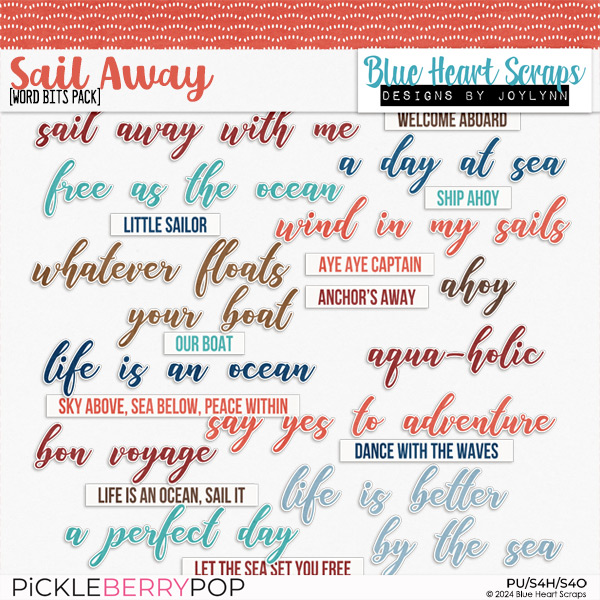 Sail Away Word Bit Pack