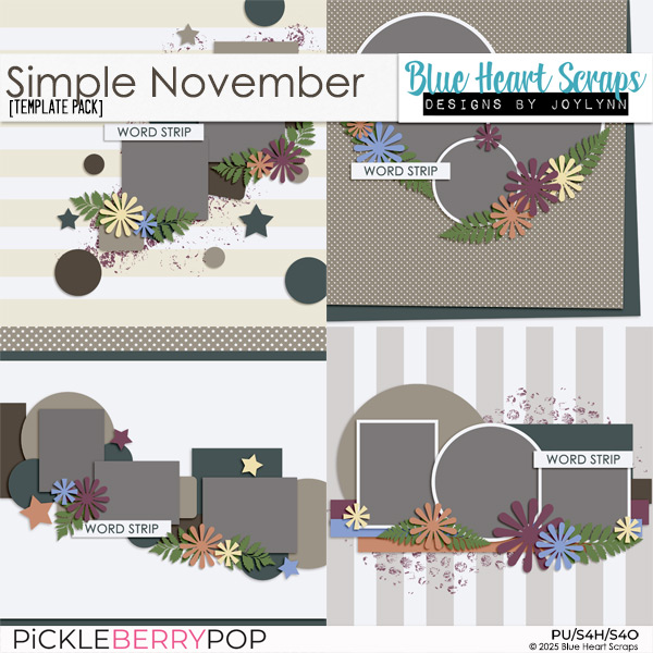 Simple November Template Pack