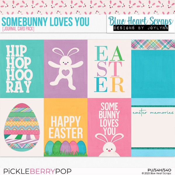 Somebunny Loves You Journal Cards