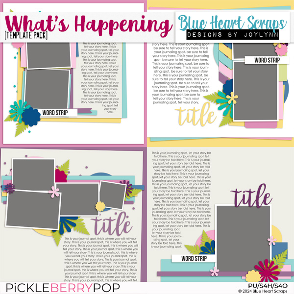 What's Happening Template Pack