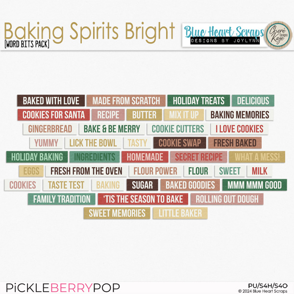 Baking Spirits Bright Word Bits