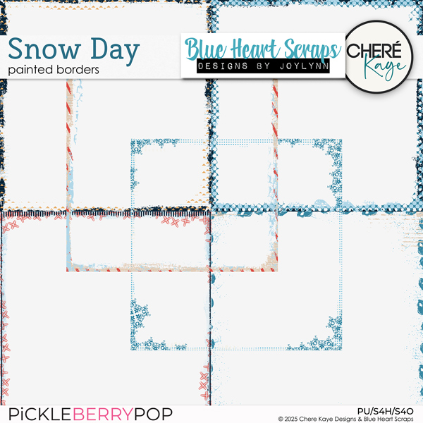 Snow Day Painted Borders