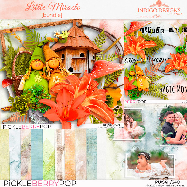 Little Miracle Bundle by Indigo Designs by Anna