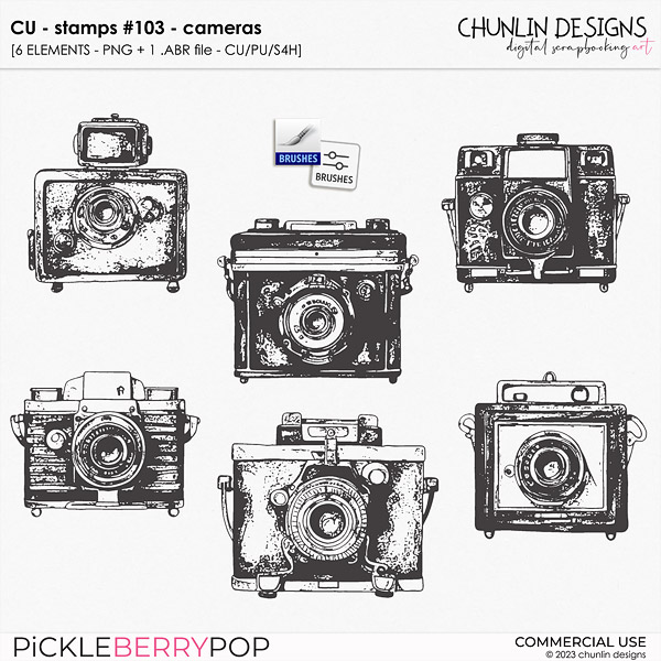 CU - Stamps #103 - cameras