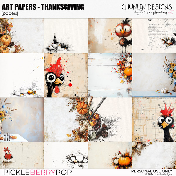 Art papers - Thanksgiving