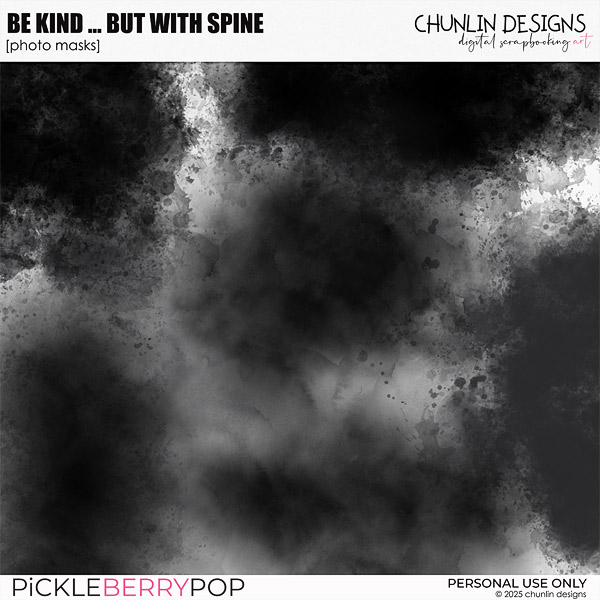 Be Kind... But With Spine - photo masks