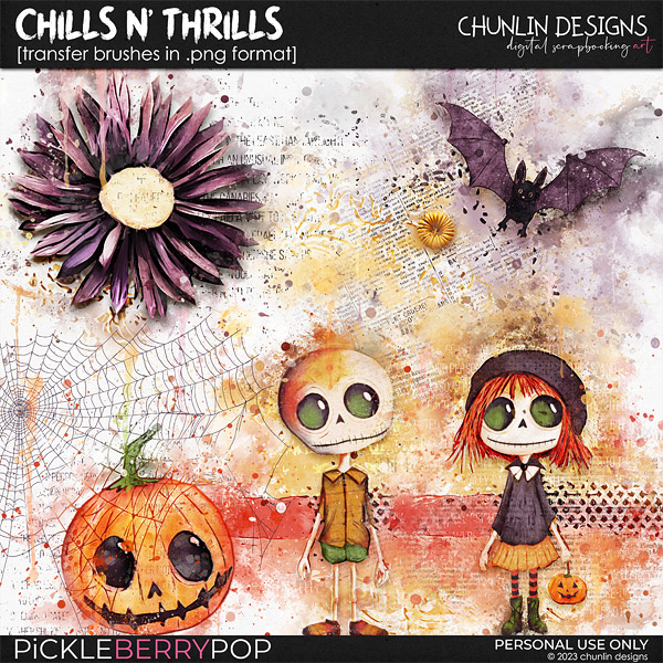 Chills n' thrills - transfer brushes in .png format