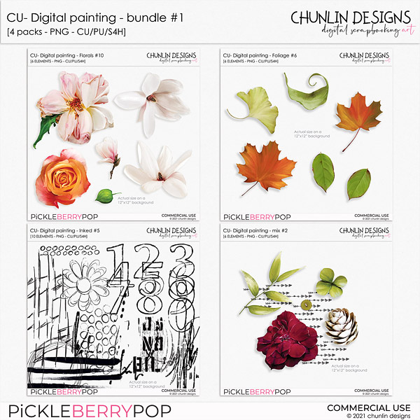 CU - Digital painting - bundle #1