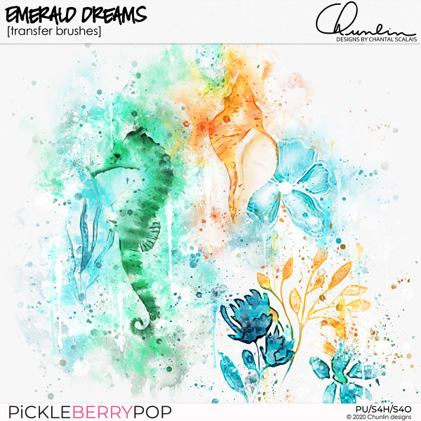 Emerald dreams -  transfer brushes