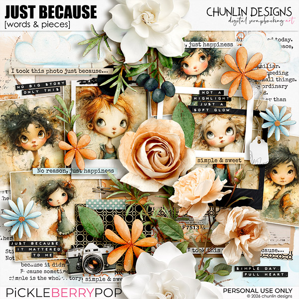 Just Because - words & pieces