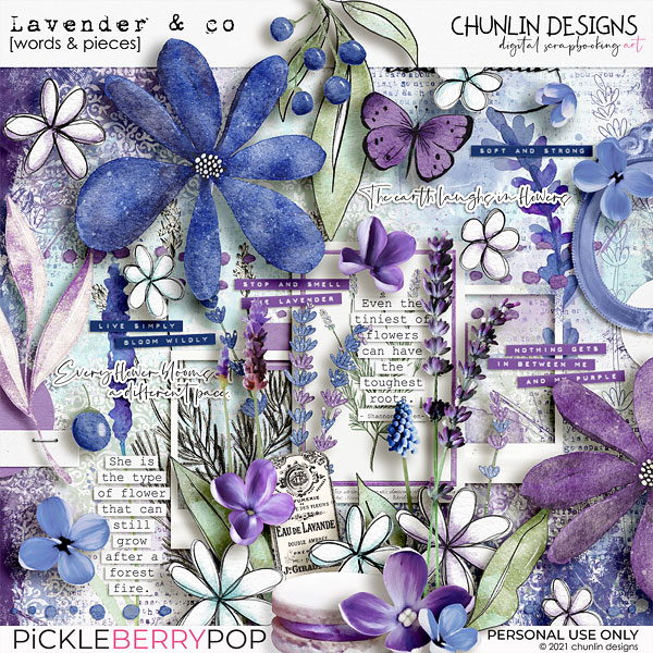 Lavender & co - words & pieces