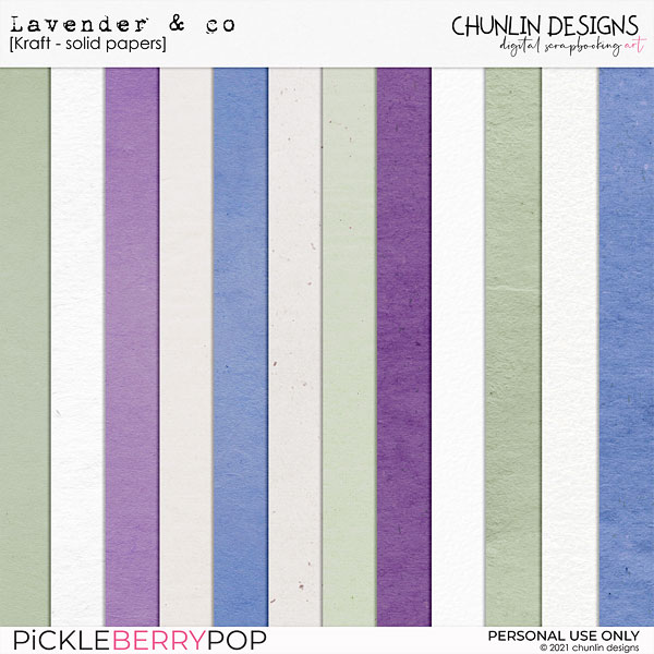 Lavender & co - solid papers 