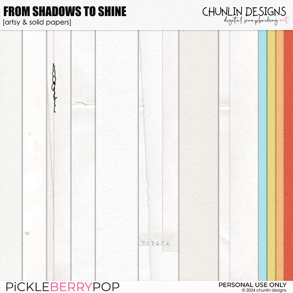 From shadows to shine - vintage & solid papers