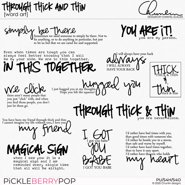 Pickleberrypop Digital Scrapbook Designs