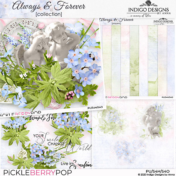 Always & Forever Collection Indigo Designs by Anna 
