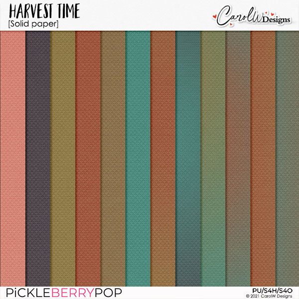 Harvest Time-Solid papers by CarolW Designs