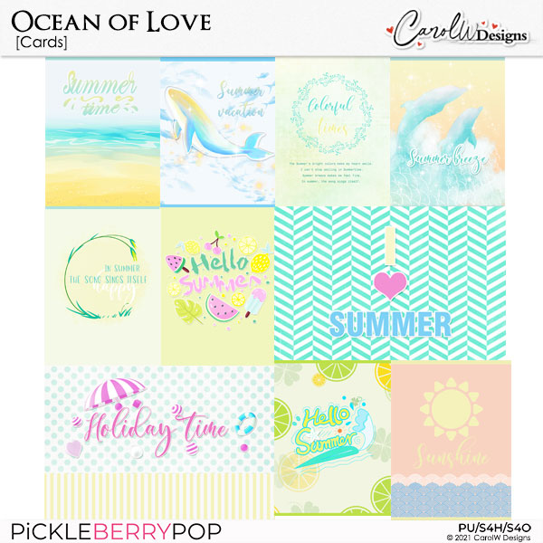 Ocean Of Love-Card