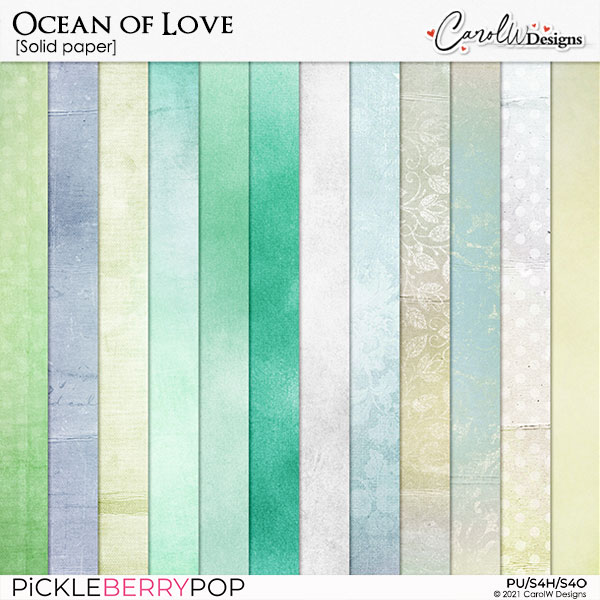 Ocean Of Love-Solid paper