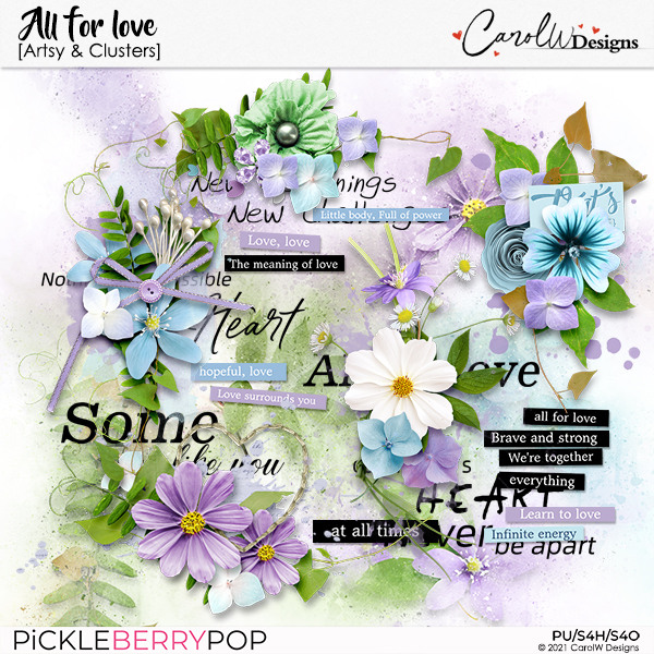 All for love-Artsy & clusters