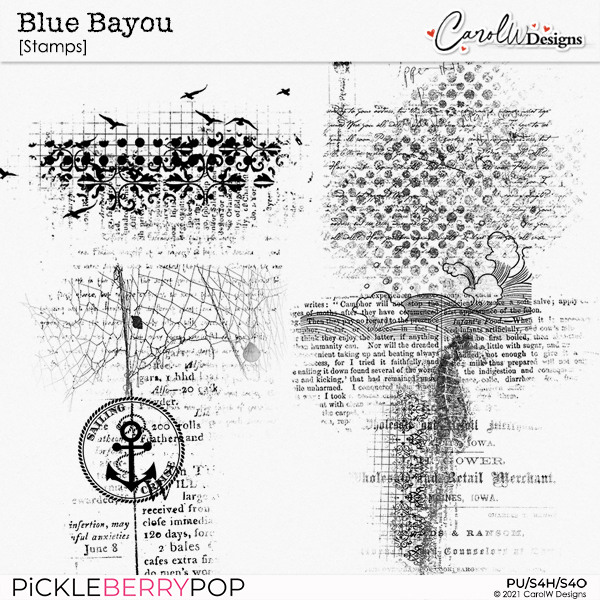 Blue Bayou-Stamp