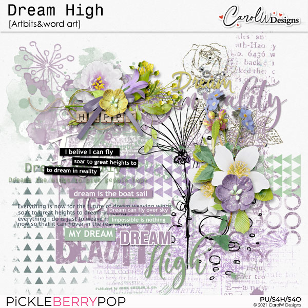 Dream High-Artbits & word art