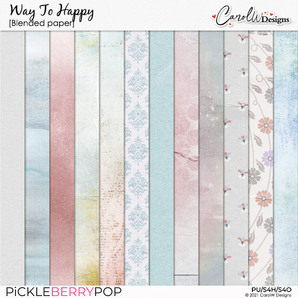 Way to Happy-Blended paper