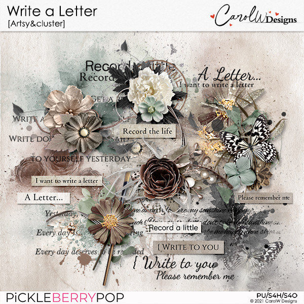 Write a Letter-artsy&cluster